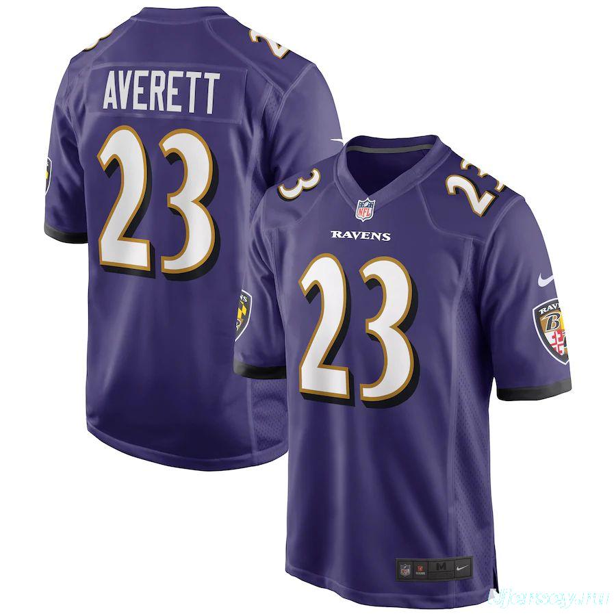Men's Anthony Averett Purple Player Limited Team Jersey