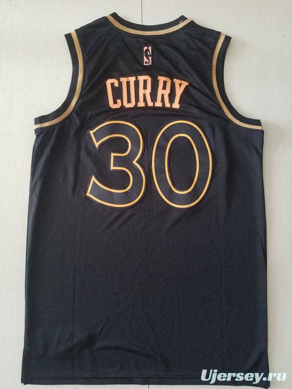 Stephen Curry 30 Black Golden Edition Jersey