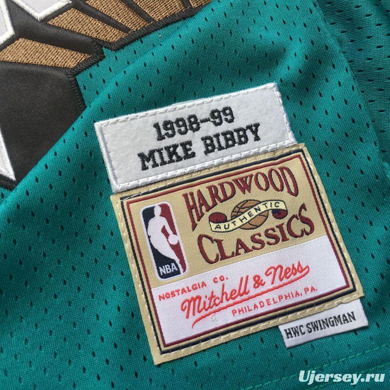 Men's Mike Bibby Green Retro Classic Team Jersey