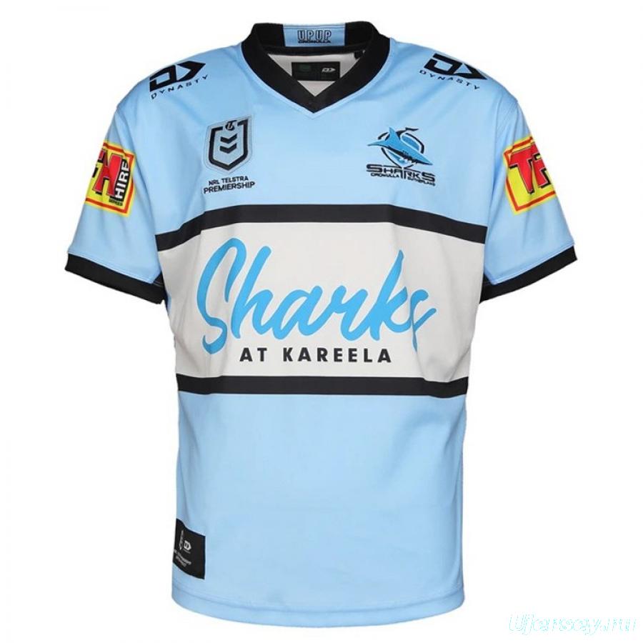 Cronulla-Sutherland Sharks 2021 Men's Home Rugby Jersey