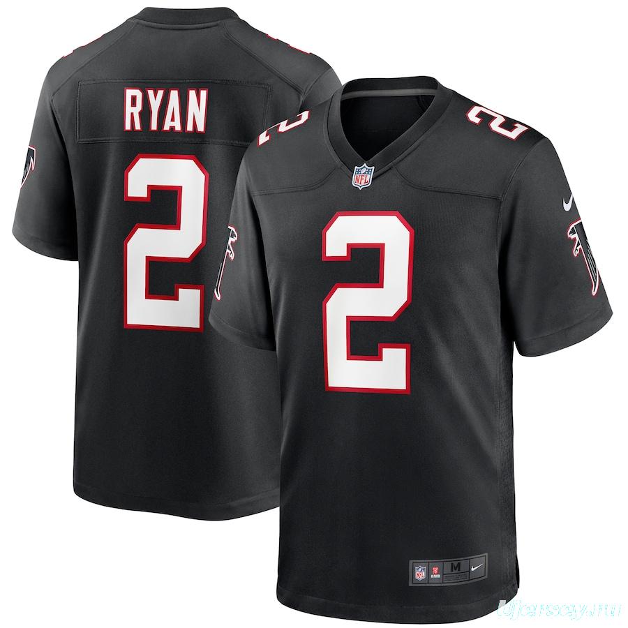 Men's Matt Ryan Black Throwback Player Limited Team Jersey
