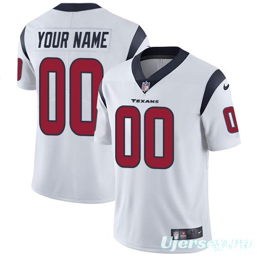 Men's White Customized Limited Team Jersey