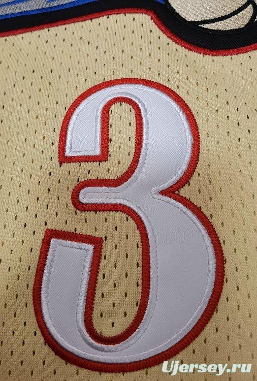 Men's Allen Iverson Golden Retro Classic Team Jersey