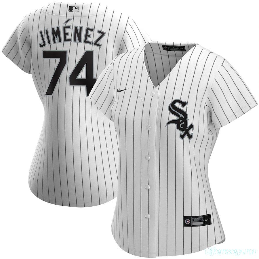Women's Eloy Jimenez White Home 2020 Player Team Jersey