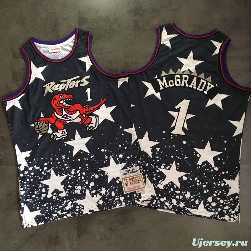 Men's Tracy McGrady Black Retro Classic Team Jersey