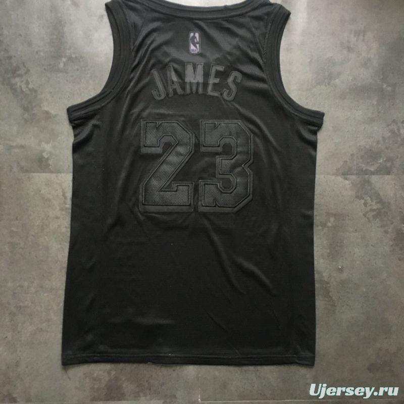 Men's LeBron James Gray Retro Classic Team Jersey