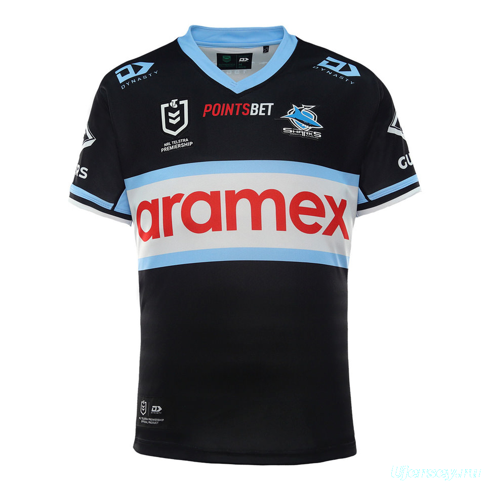 Cronulla-Sutherland Sharks 2022 Men's Away Rugby Jersey