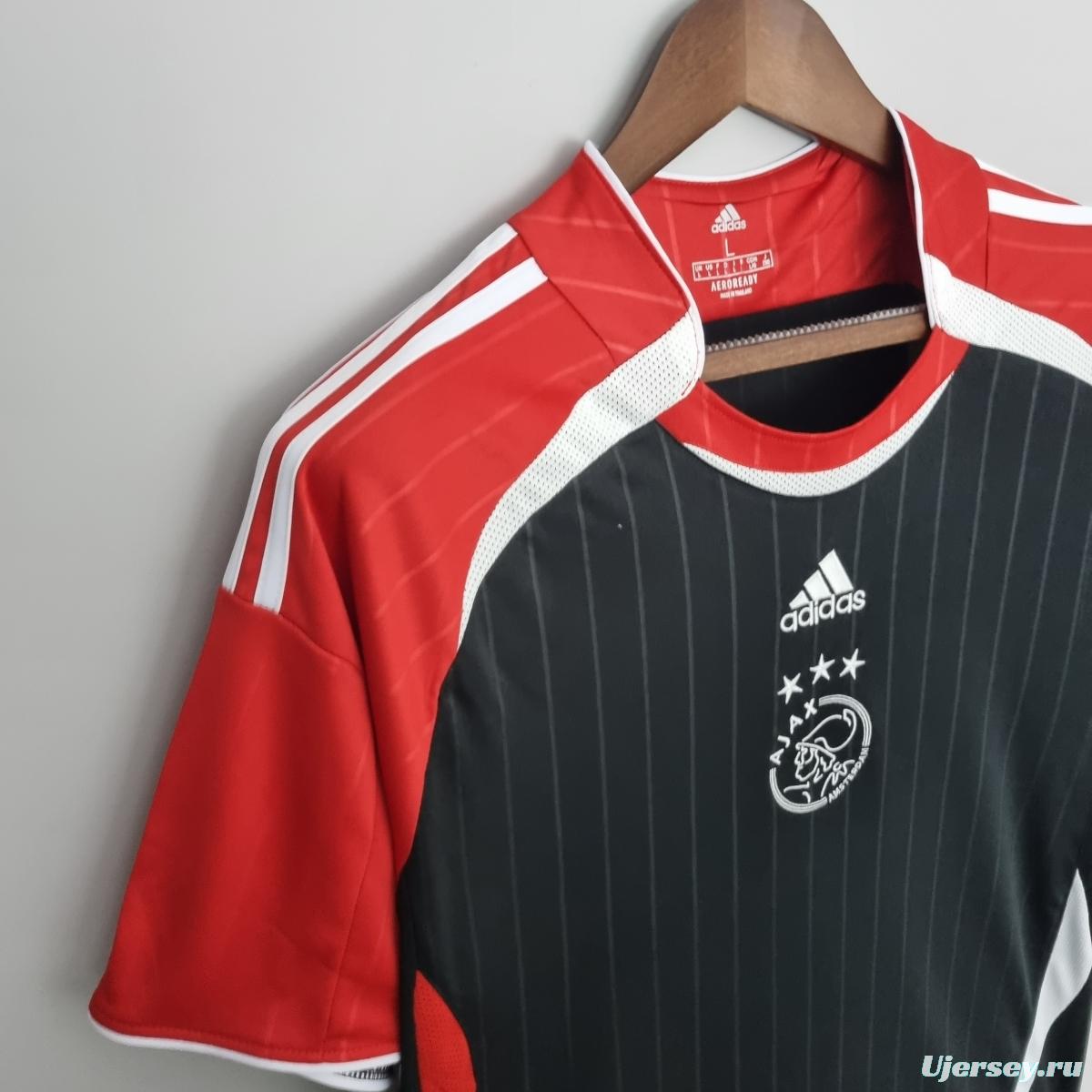 22/23 Ajax pre-match uniform black Soccer Jersey