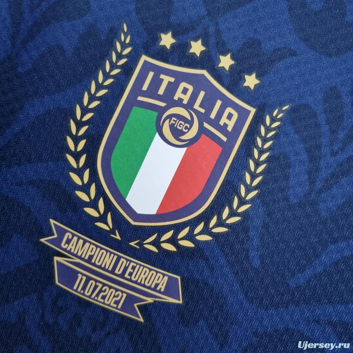 2022 Italian European Championship Special Edition Royal Blue Soccer Jersey