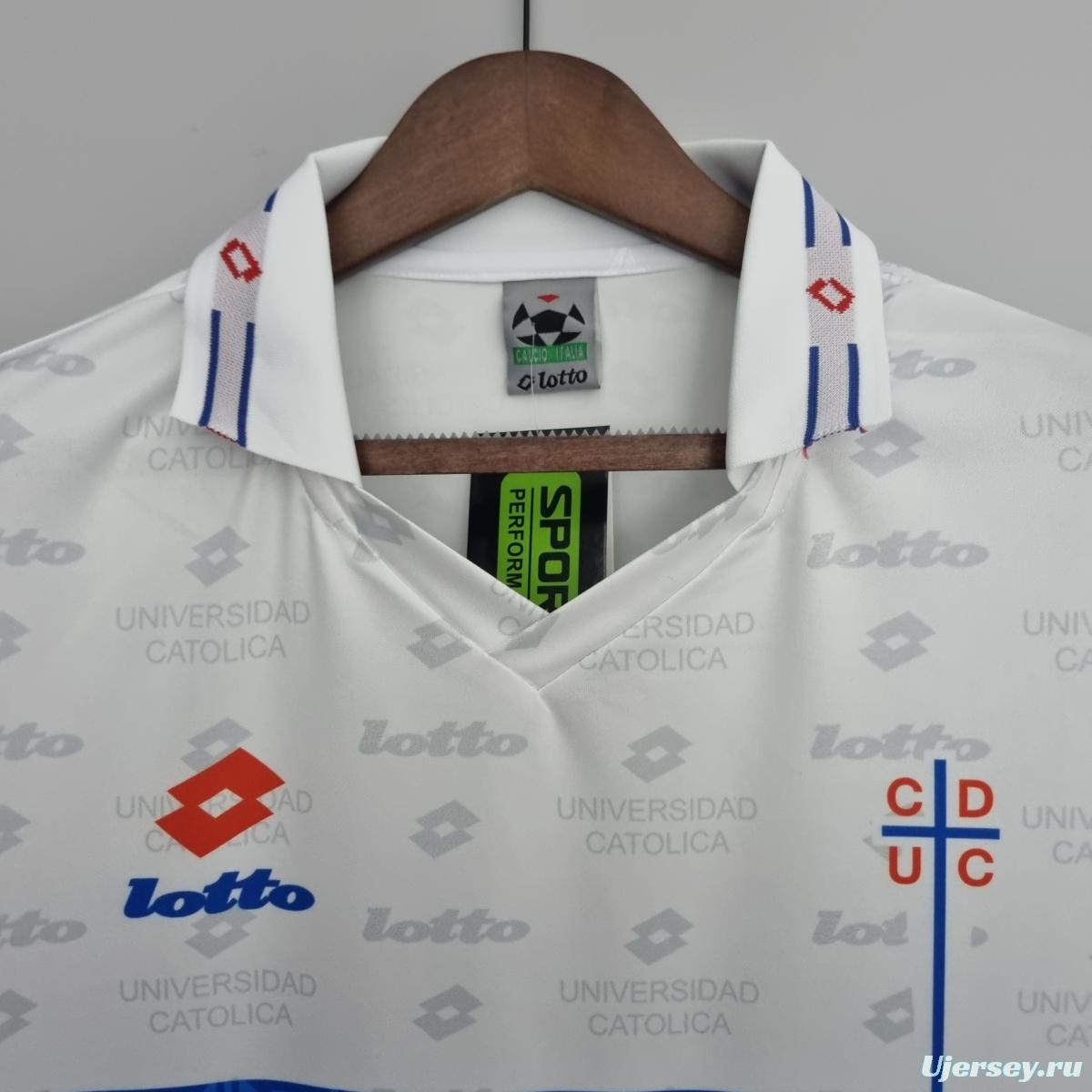 Retro 1996 Deportivo Universidad Católica Third away Soccer Jersey