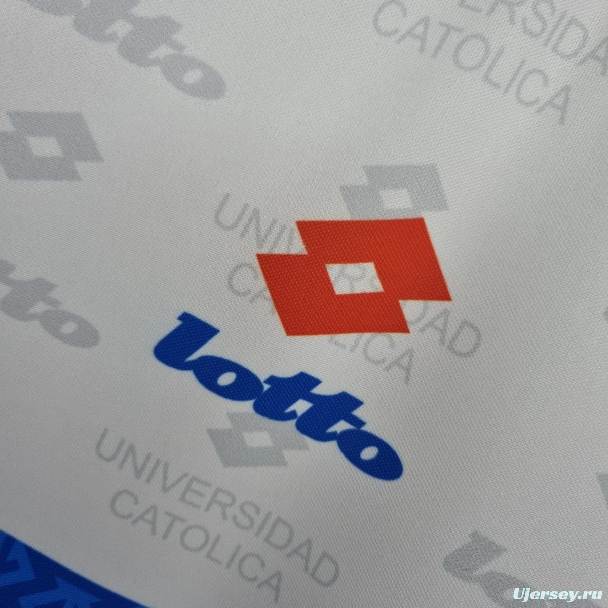 Retro 1996 Deportivo Universidad Católica Third away Soccer Jersey