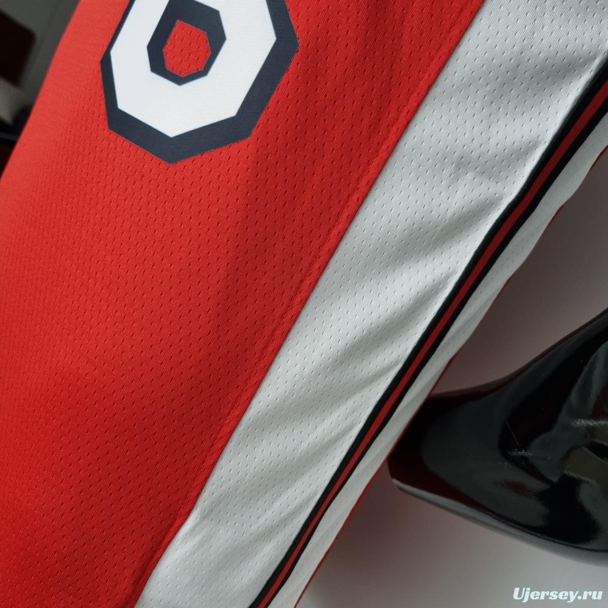 75th Anniversary 2022 Season Chicago Bulls CARUSO #6 City Edition Red NBA Jersey