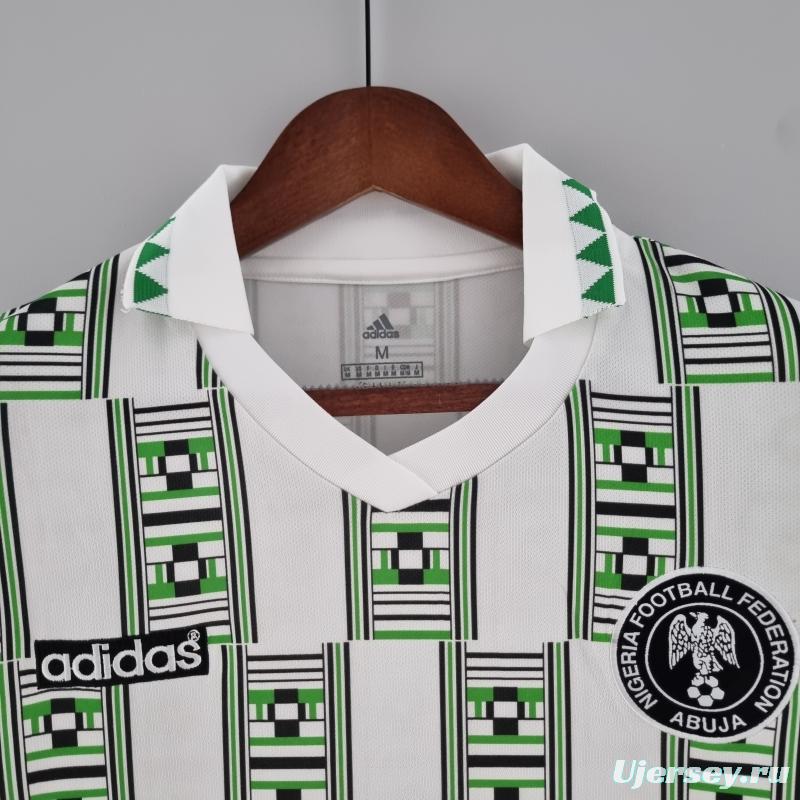 Retro 1994 Nigeria Away Soccer Jersey