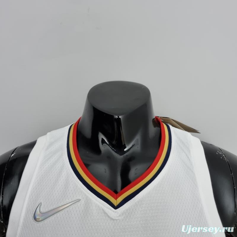 2022 New Orleans Pelicans Ingram#14 City Edition Williams #1 White NBA Jersey
