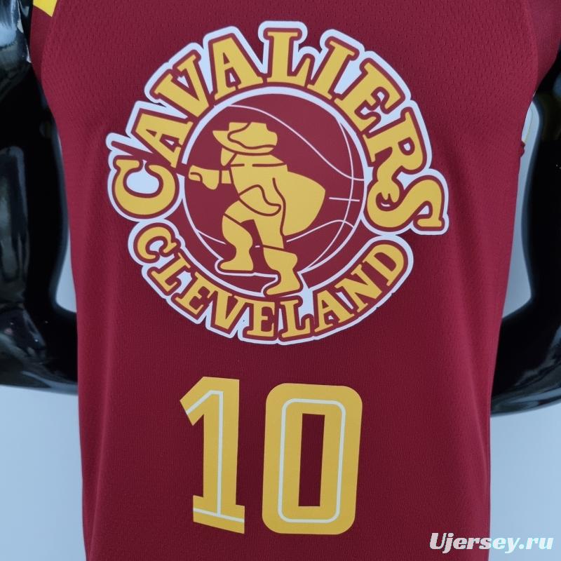 2022 Cleveland Cavaliers GARLAND#10 Urban Edition Red NBA Jersey