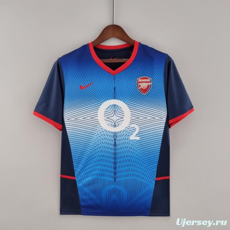 Retro Arsenal 02/04 Away Soccer Jersey