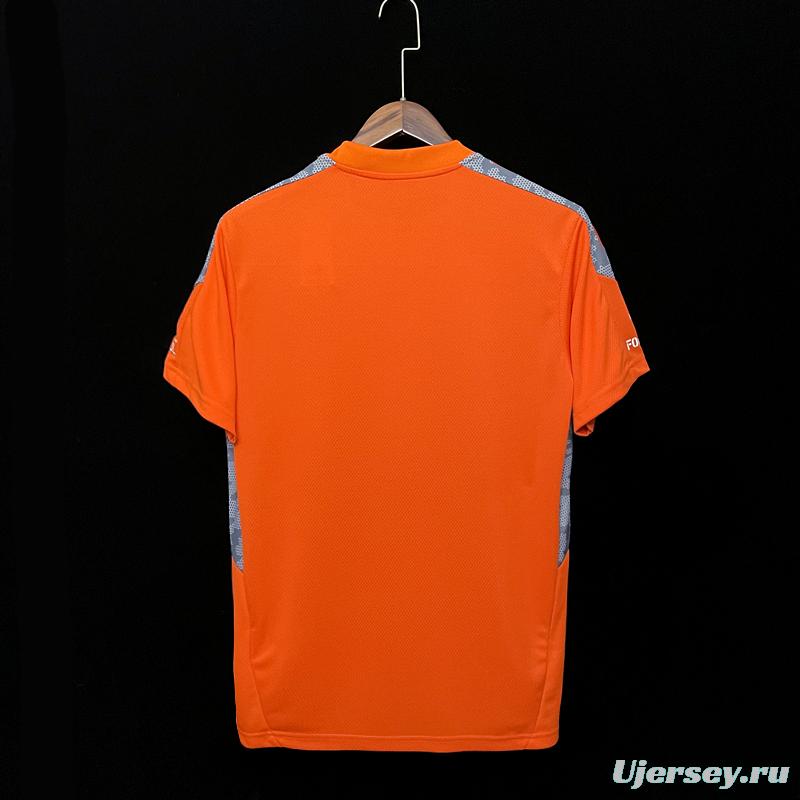 22/23 Chile Universidad De Goalkeeper Orange Jersey