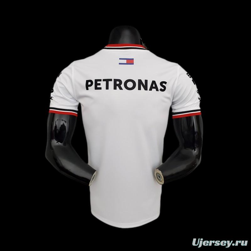 F1 Formula One Racing Suit; Mercedes White 