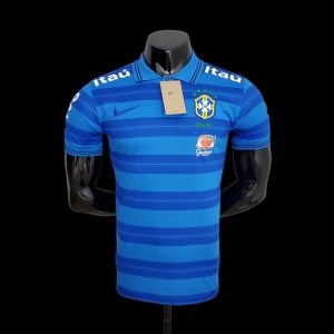 2022 Brazil POLO Blue Stripe