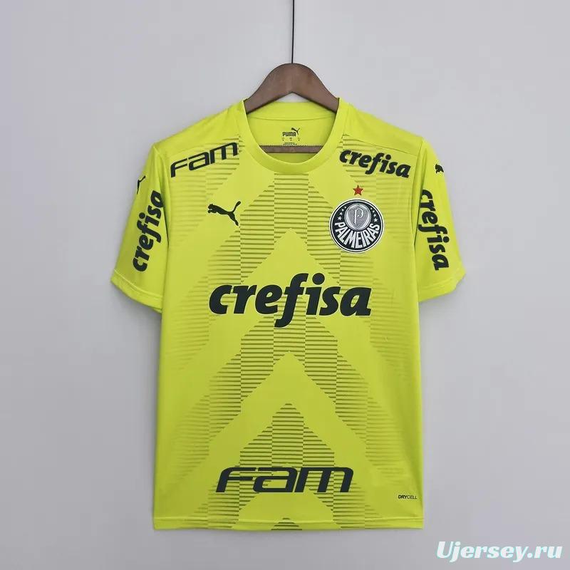 22/23 All Sponsor Palmeiras Goalkeeper Green Jersey