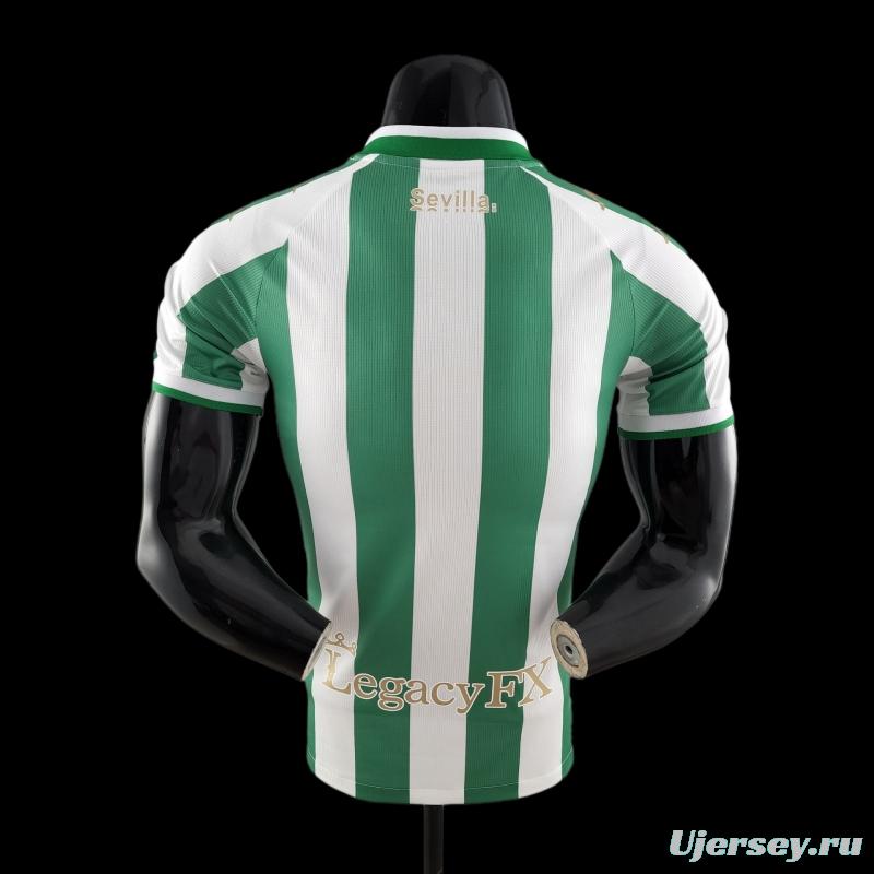 Player Version 22/23 Real Betis King's Cup Version Home Soccer Jersey