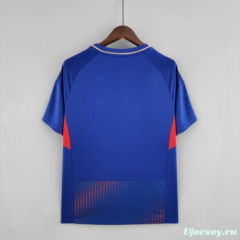 22/23 Lyon Forth Blue Soccer Jersey