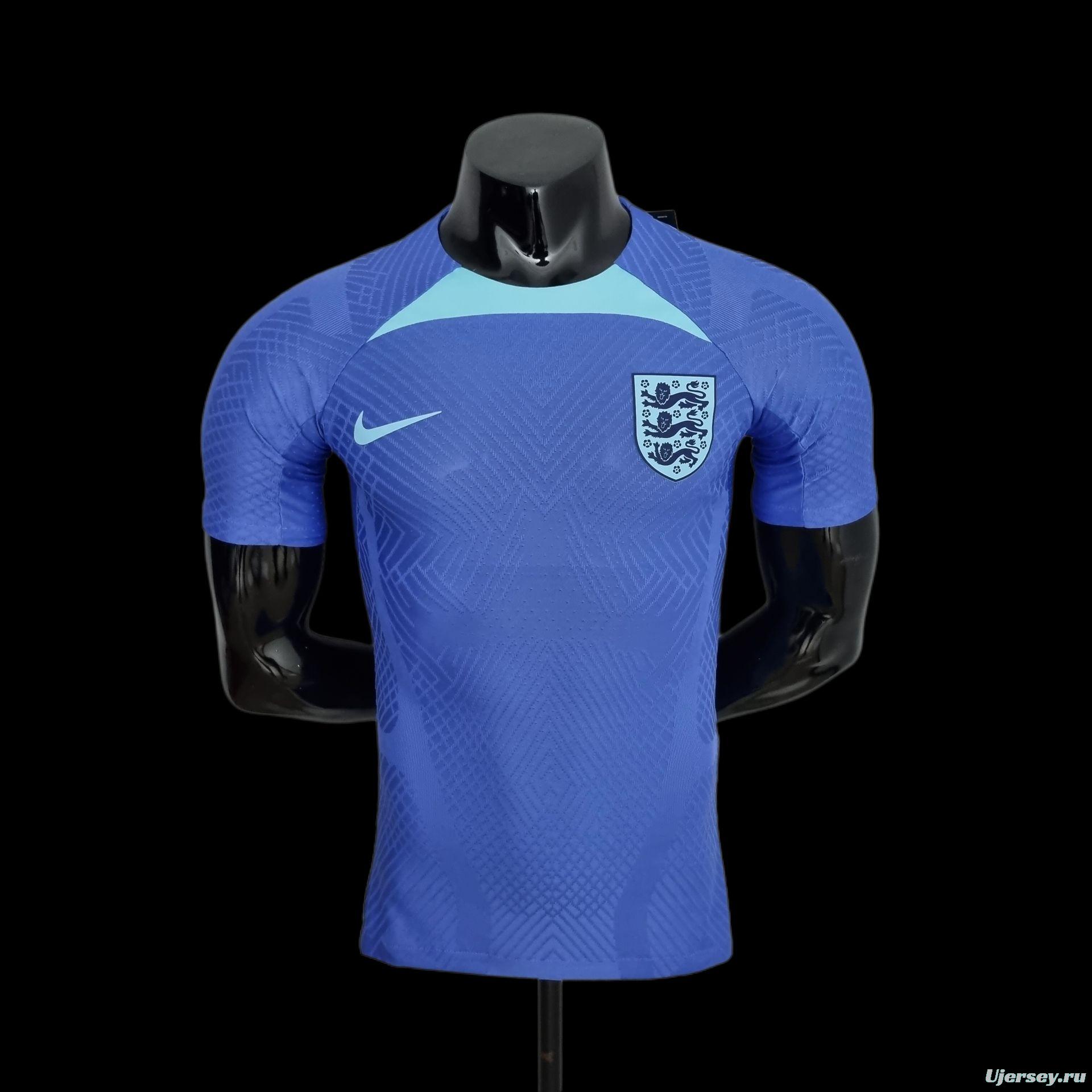 Player Version 2022 England Training Jersey Blue