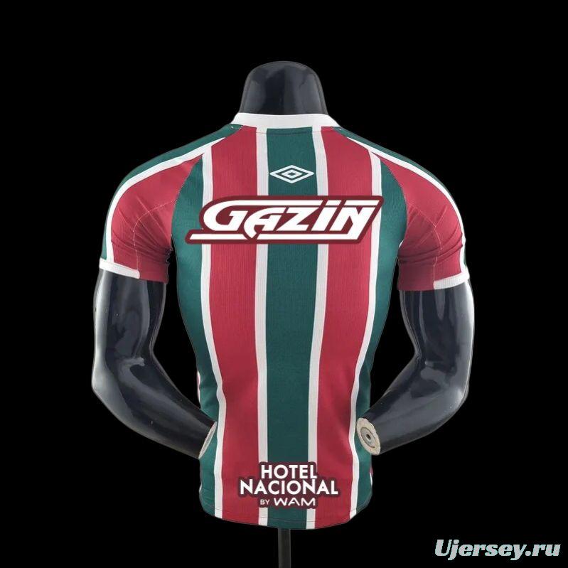 Player Version 22/23 All Sponsors Fluminense Home Soccer Jersey