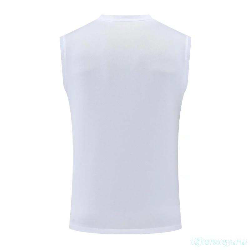 22/23PSG White Grey BArsenal Pre-match Training Jersey Vest