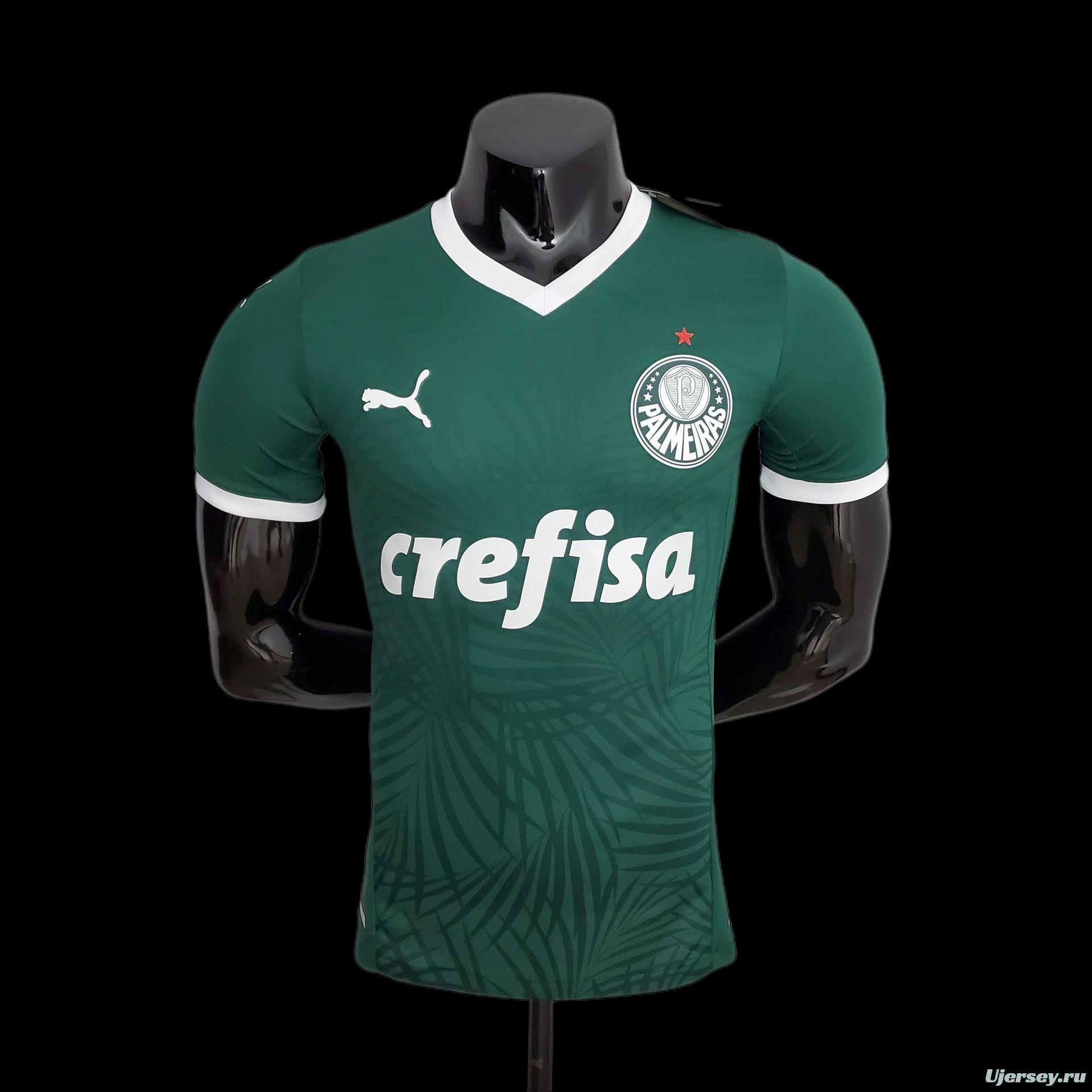 Player Version 22/23 Palmeiras Home Soccer Jersey