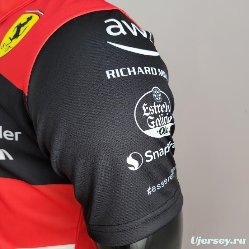 2022 F1 Ferrari Red Polos  #0005
