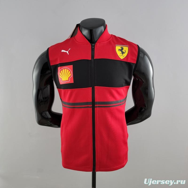 2022 F1 Ferrari Red Vest #0002