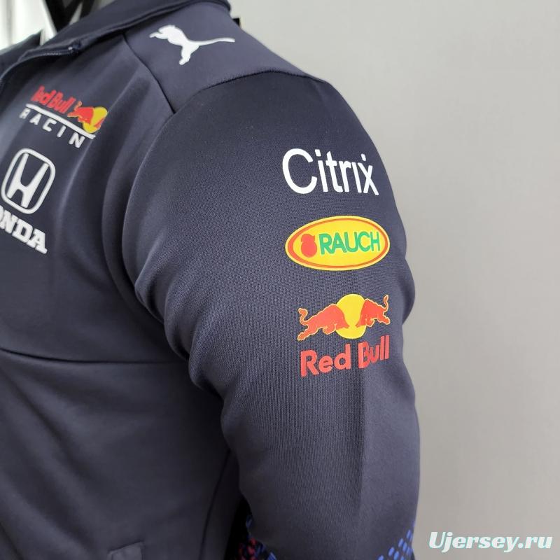 2022 F1 Redbull Full Zipper Hoodie Jacket #0004