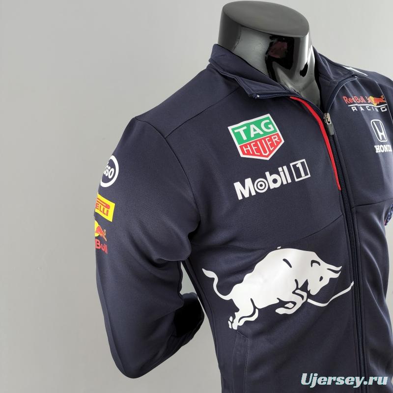 2022 F1 Redbull Full Zipper Hoodie Jacket #0004