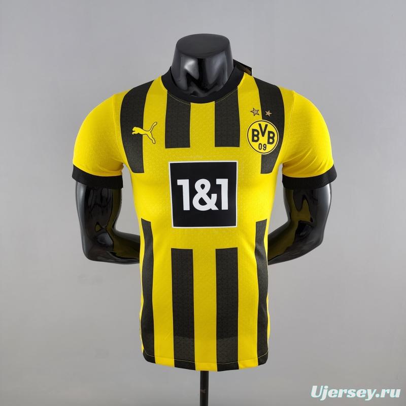 Player Version 22/23 Dortmund Home Soccer Jersey