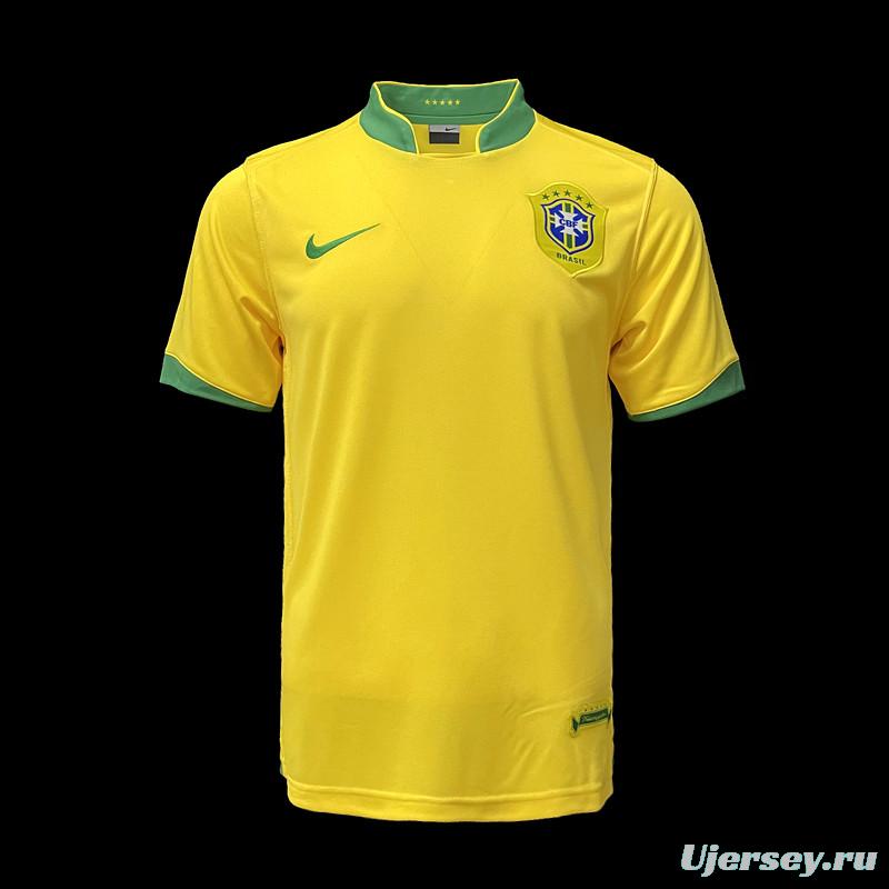 Retro 2006 Brazil Home Soccer Jersey