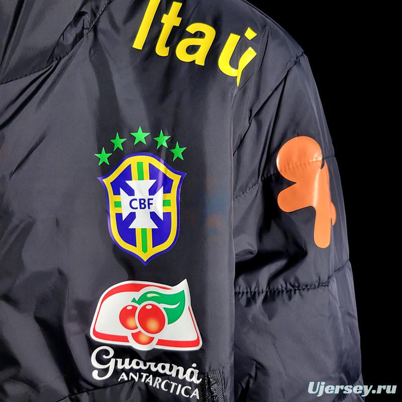 2022 Brazil Black Downcoat Jacket