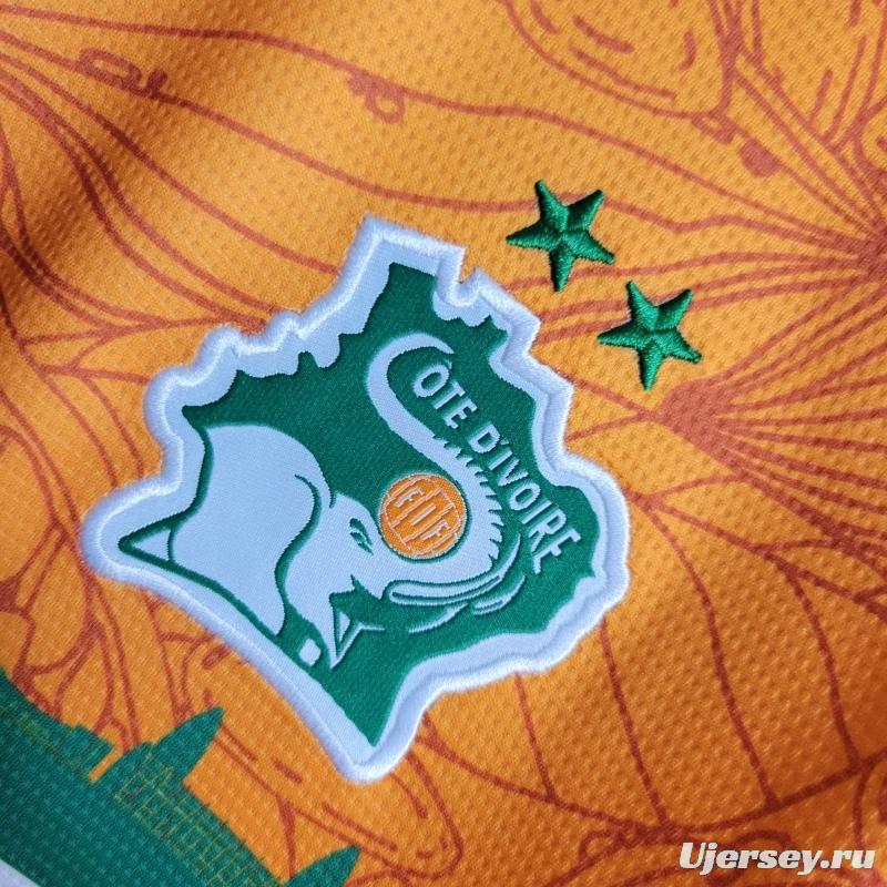 22/23 Ivory Coast Orange Training Jersey