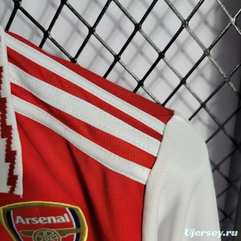 22/23 Arsenal Home Long Sleeve Soccer Jersey