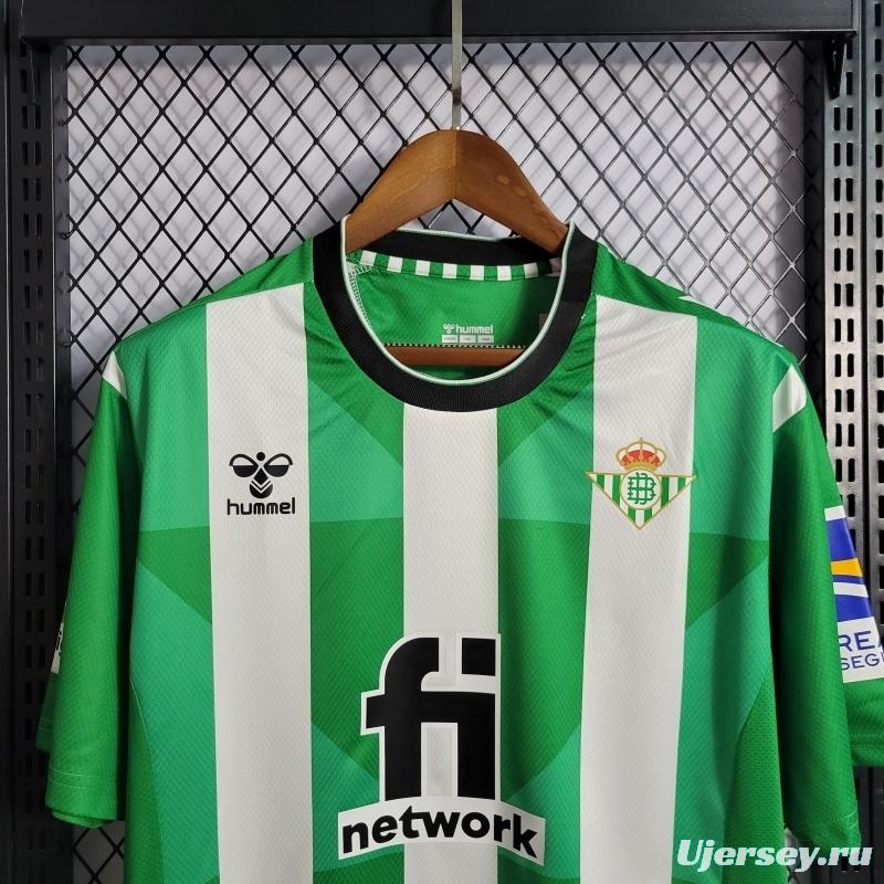 22/23 Real Betis Home Soccer Jersey