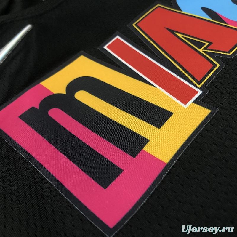 NBA Miami Heat #22 Jimmy Butler 2021-2022 City Jersey Black