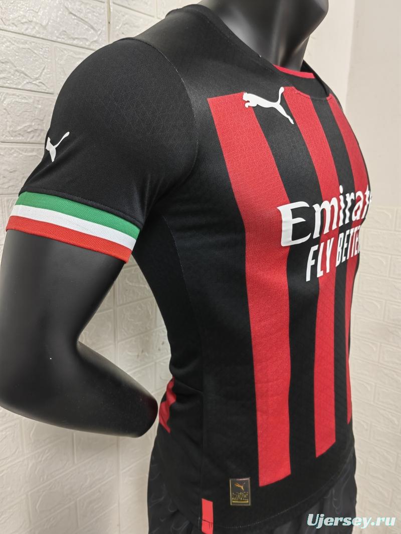 Player Version 22/23 AC Milan Home Soccer Jersey