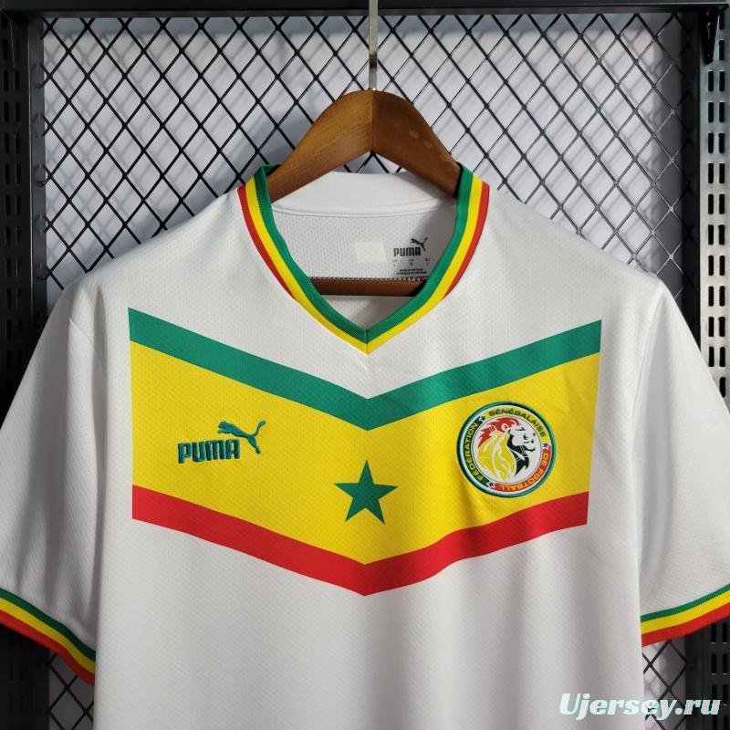 2022 Senegal Home Soccer Jersey