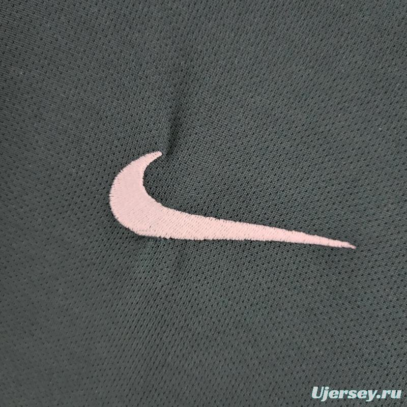 Retro Goalkeeper Brazil 1998 Dark Green Jersey