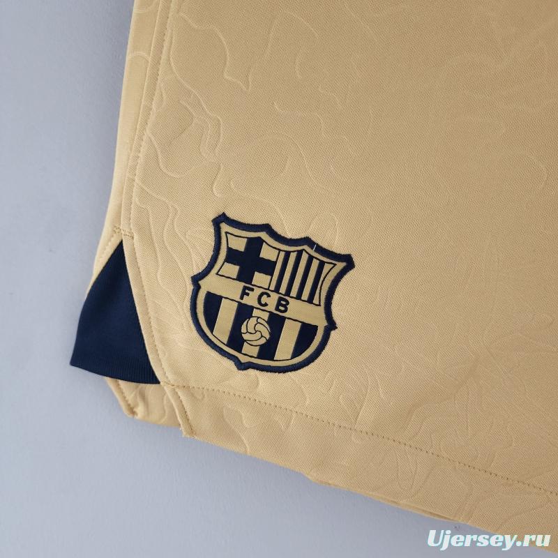 22/23 Barcelona Shorts Away Soccer Jersey