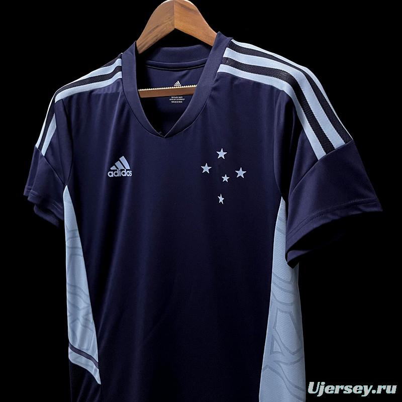 22/23 Cruzeiro Navy Training Jersey