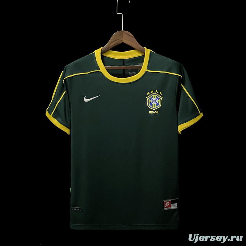 Retro 1998 Brazilian Goalkeeper  Jersey