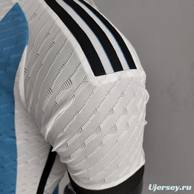 Player Version 2022 Argentina Home Soccer Jersey