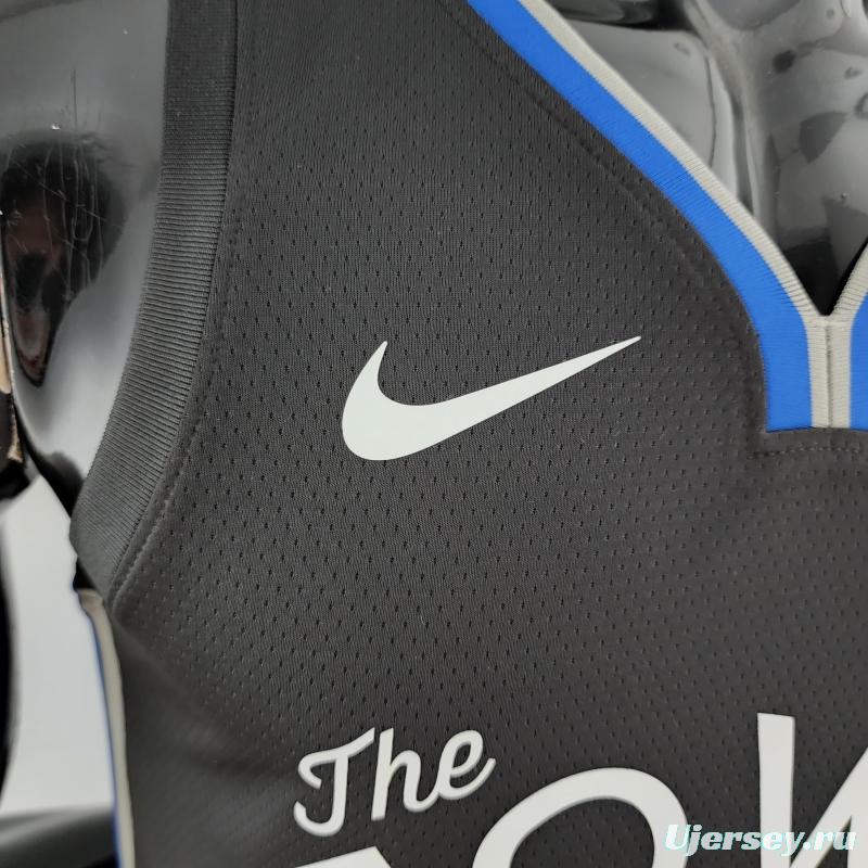 2020 GREEN #23 Warriors City Edition Black And Grey NBA Jersey