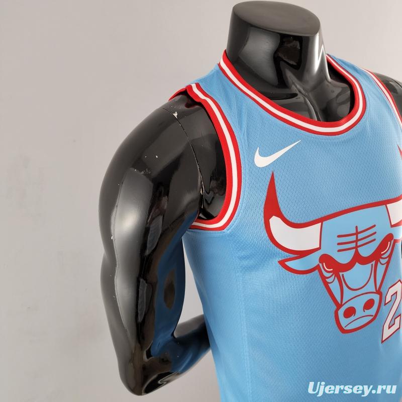 Chicago Bulls JORDAN#23 Blue NBA Jersey